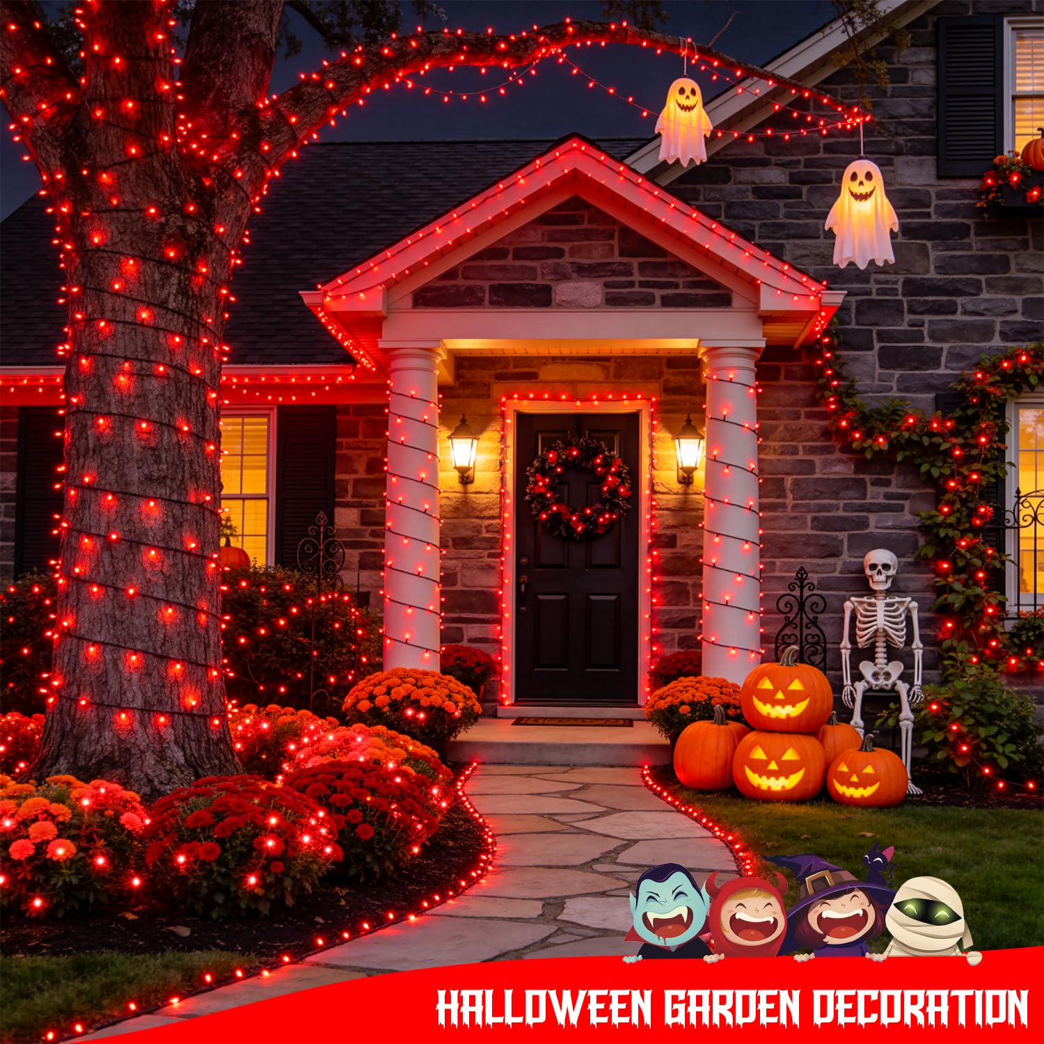 クリスマスセール！RAREFORM　 DAYLIGHT 5'6 JMEXSUSS 2 Pack Solar Halloween Lights Outdoor, Total 400 LED